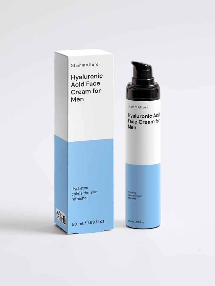 GlammAllure Hyaluronic Acid Face Cream for Men GlammAllure 