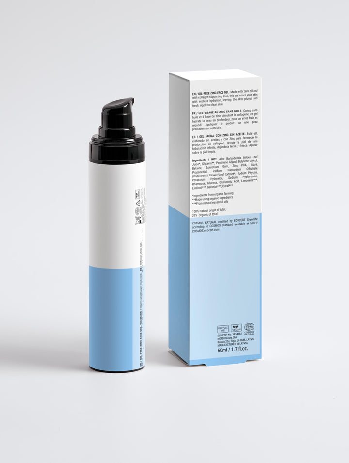 GlammAllure Oil-Free Zinc Face Gel for Men GlammAllure 