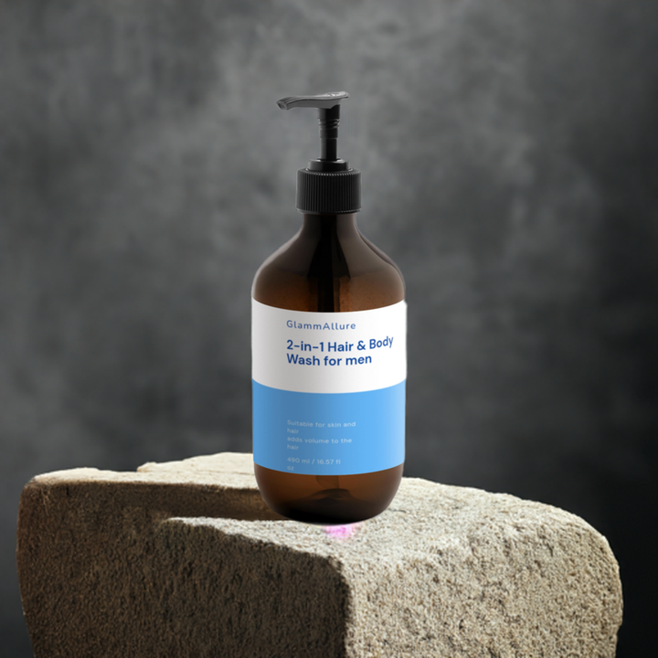 GlammAllure 2-in-1 Hair & Body Wash for Men GlammAllure 