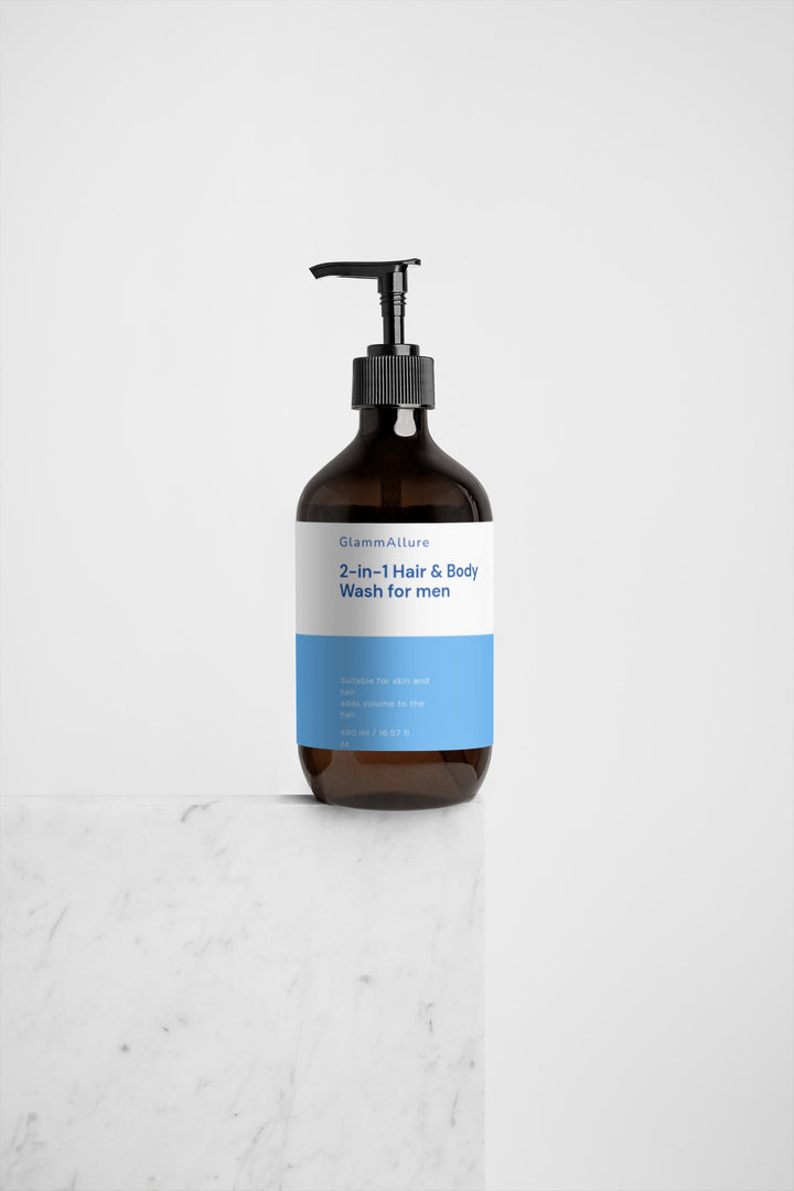 GlammAllure 2-in-1 Hair & Body Wash for Men GlammAllure 